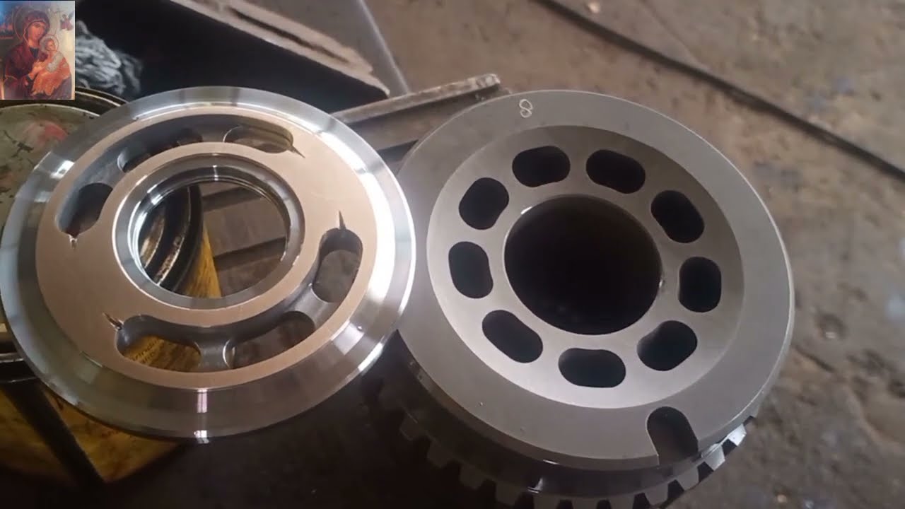 Hydraulic pump new cylinder block and valve plate must lapping before assembling