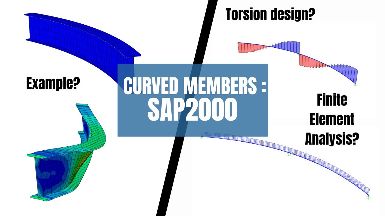 Step by Step Example of Curved Beam Design using FEM/FEA (SAP2000) @FrameMindsEngineering
