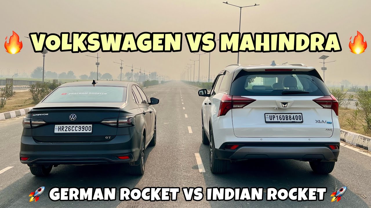 VIRTUS GT VS XUV700 : DRAG RACE