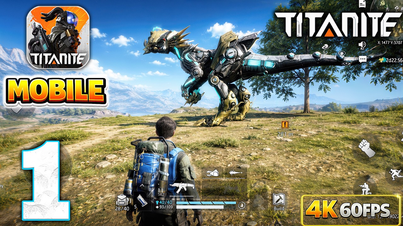 Titanite: Mecha Survival - Gameplay Walkthrough Part 1 (Android / iOS)