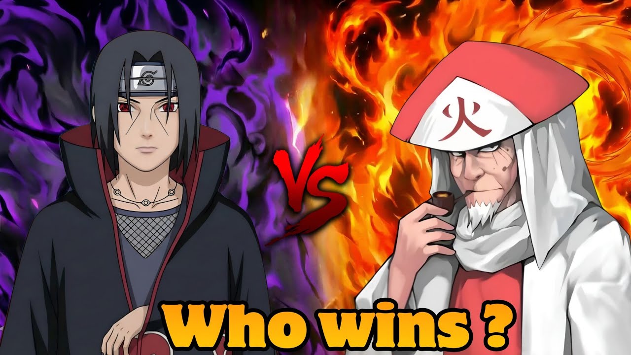Itachi Uchiha vs Hiruzen Sarutobi | Third Hokage vs Itachi | Naruto Hindi
