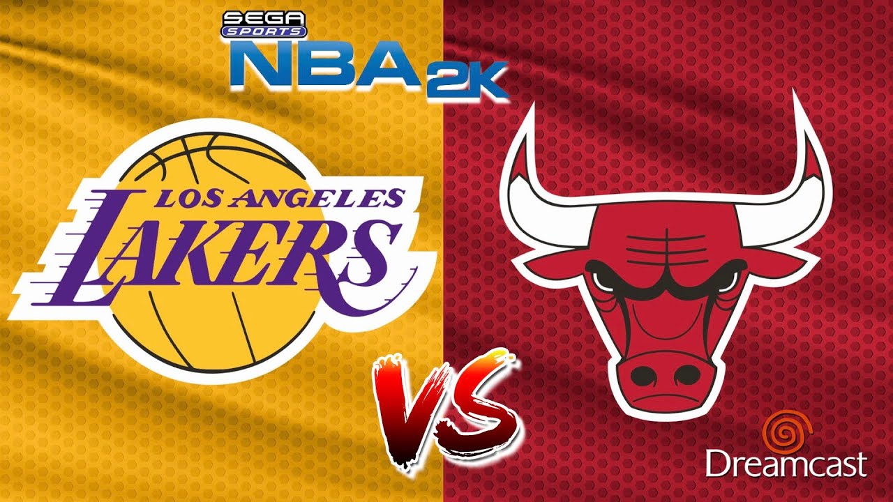 Los Angeles Lakers vs Chicago Bulls | NBA 2K | Sega Dreamcast | Basketball | Gameplay HD