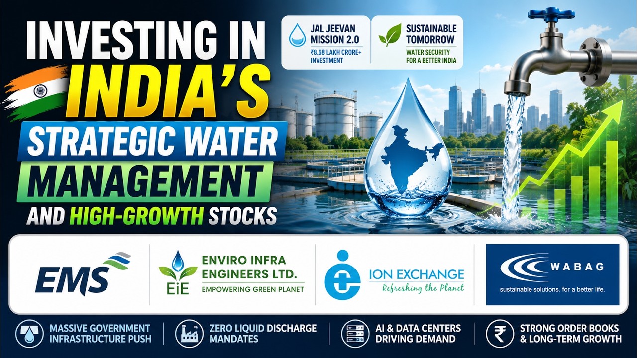 🚀 India's Water Revolution: 4 High-Growth Stocks for the Next Decade! 💧📈