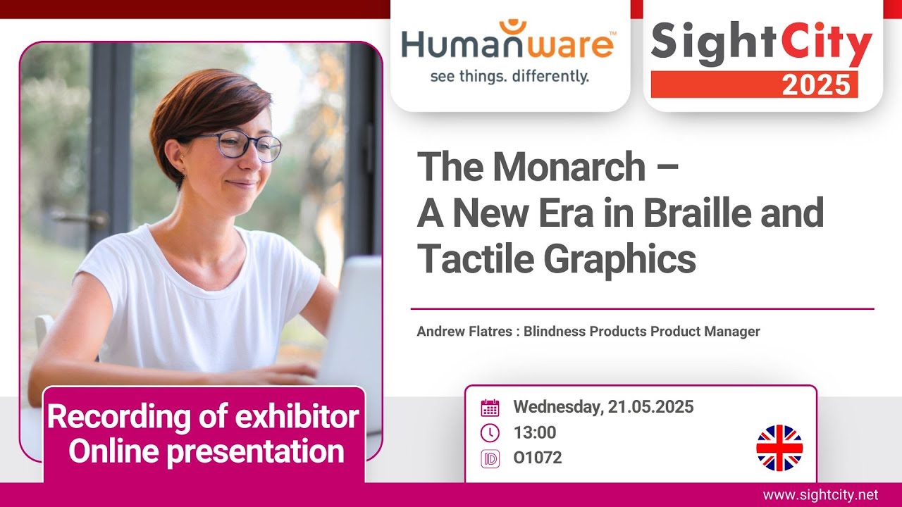 SightCity 2025: The Monarch - A new era in Braille and tactile graphics (O1072)