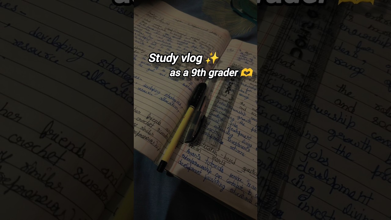 Study vlog ✨ | cbse 9th grader 🖇️ | #minivlog