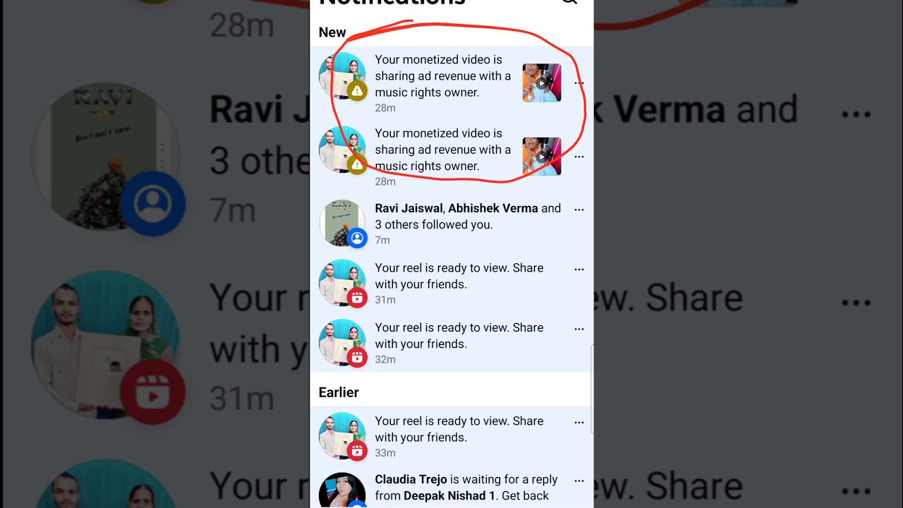 your Monetized video is sharing ad revenue with a music rights ownei #facebook monetization