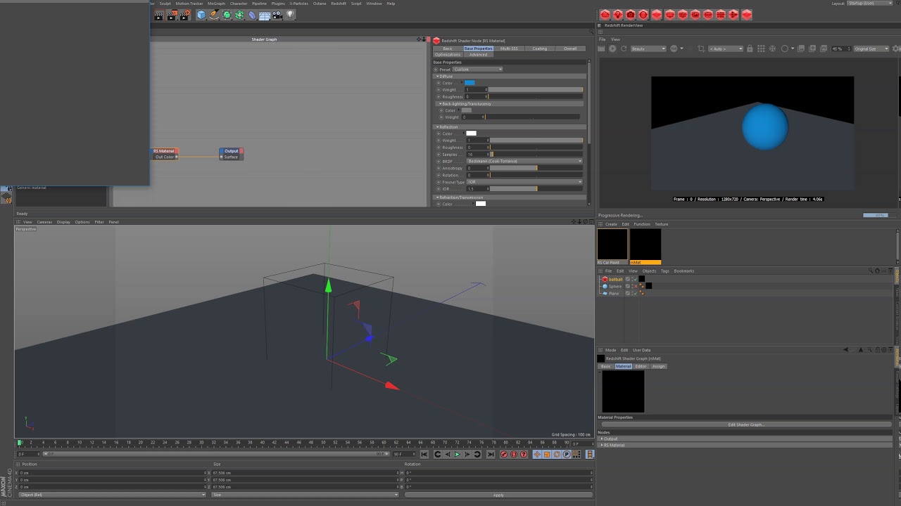 Overriding proxy materials in Redshift for Cinema4D