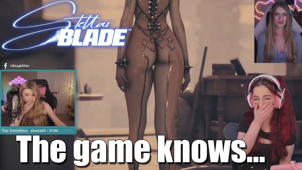 Adam Says ‘What a View!’… But the Camera’s on Eve! 😂 | GamerGirls React | Stellar Blade