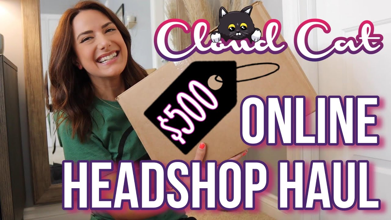 EPIC $500 CLOUD CAT STASH HEADSHOP HAUL | the best stoner essentials