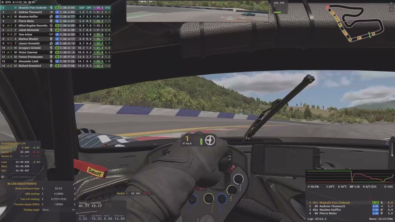 iRacing Red Bull Ring Spielberg RACE | Ferrari 296 gt3
