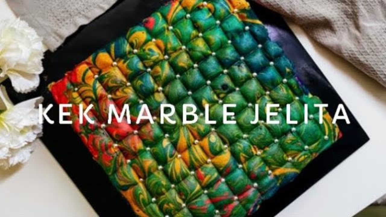 • RESEPI KEK MARBLE JELITA  • | Marble Cake Recipe (eng/malay sub)