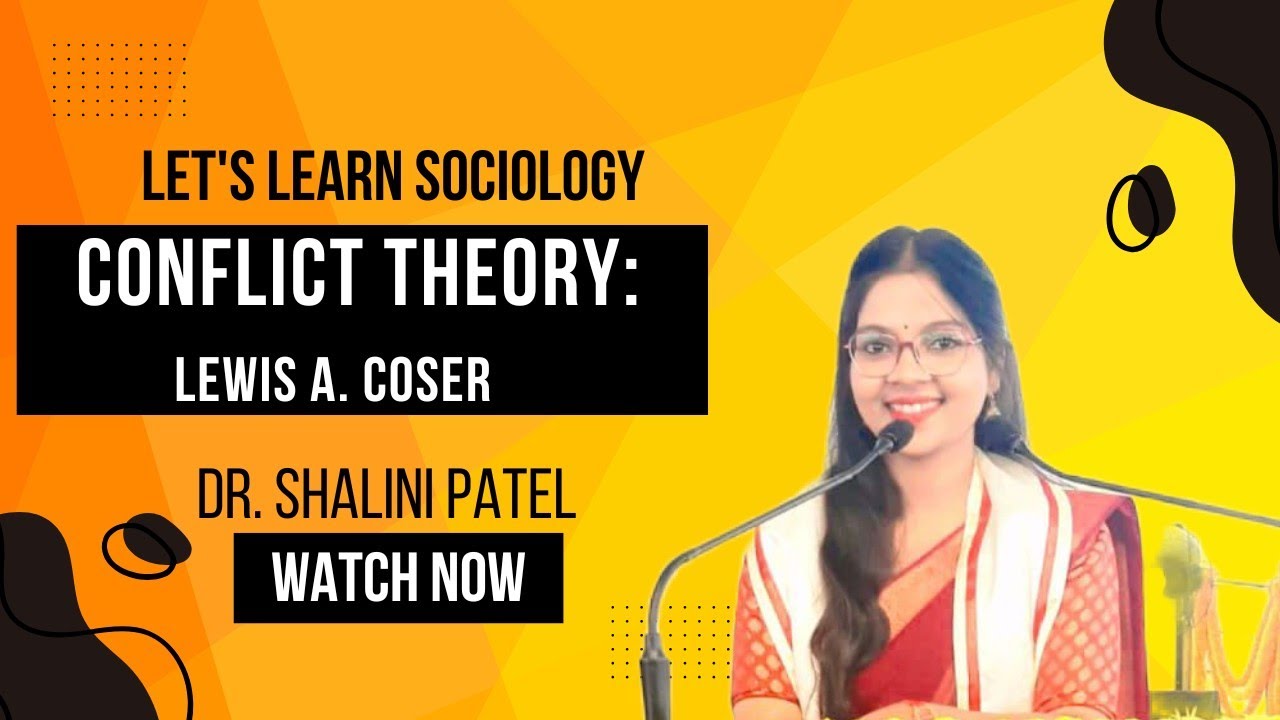 Conflict Theory (Lewis Coser)||PGT SOCIOLOGY|| #sociology #EXAM #PGT #GIC #uphesc #rpsc #ugcnet #GDC