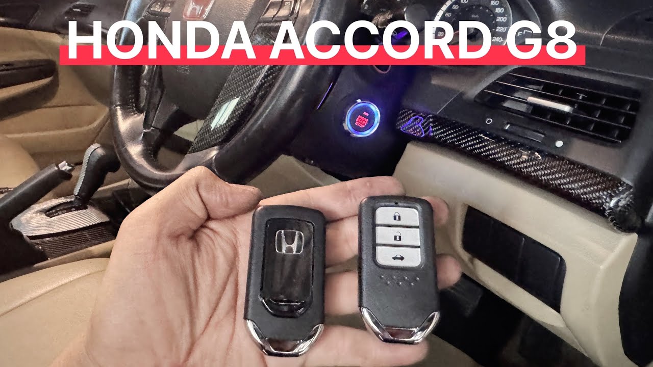 ปุ่มกดสตาร์ท/รีโมทสตาร์ท HONDA ACCORD G8🚗🚗🚗