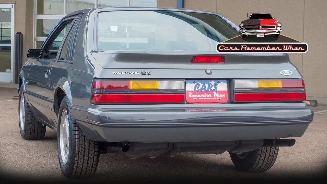 1986 Ford Mustang Hatchback LX FOR SALE - 77k Original Miles 5.0L / 5-Speed
