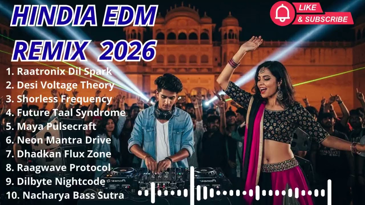Hindi EDM Dance Songs | Bollywood Remix for Club & Stage