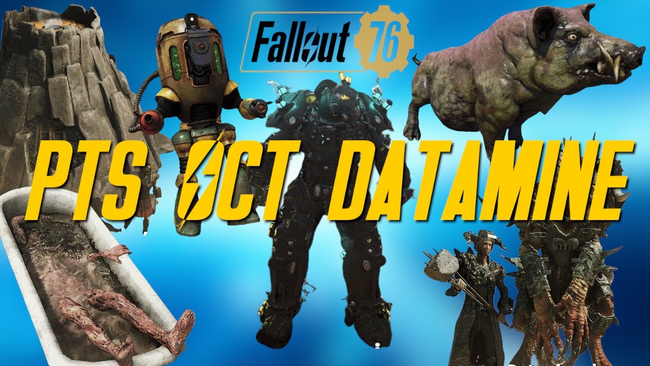 Fallout 76 - OCT PTS DATAMINE