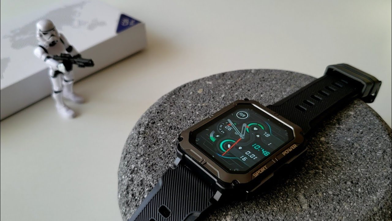Smartwatch C20 Pro reloj inteligente deportivo estilo militar de uso rudo