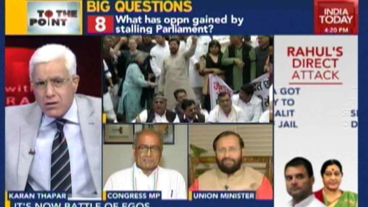 To The Point: Congress, BJP Debate On The Parliamentary Standoff