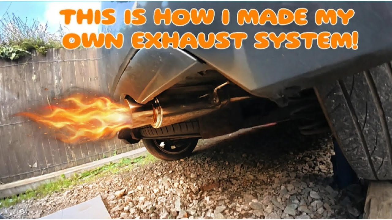 How to make your own exhaust system Citroen C2 Turbo build!
