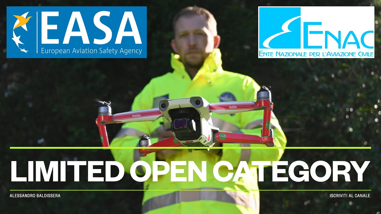 LIMITED OPEN CATEGORY - Nuovo regolamento EASA, DJI mavic MINI 2 sempre in A1/C0 podcast
