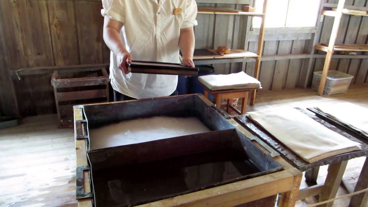 Изготовление бумаги. Gammelvala. Швеция. 18 июля 2015г