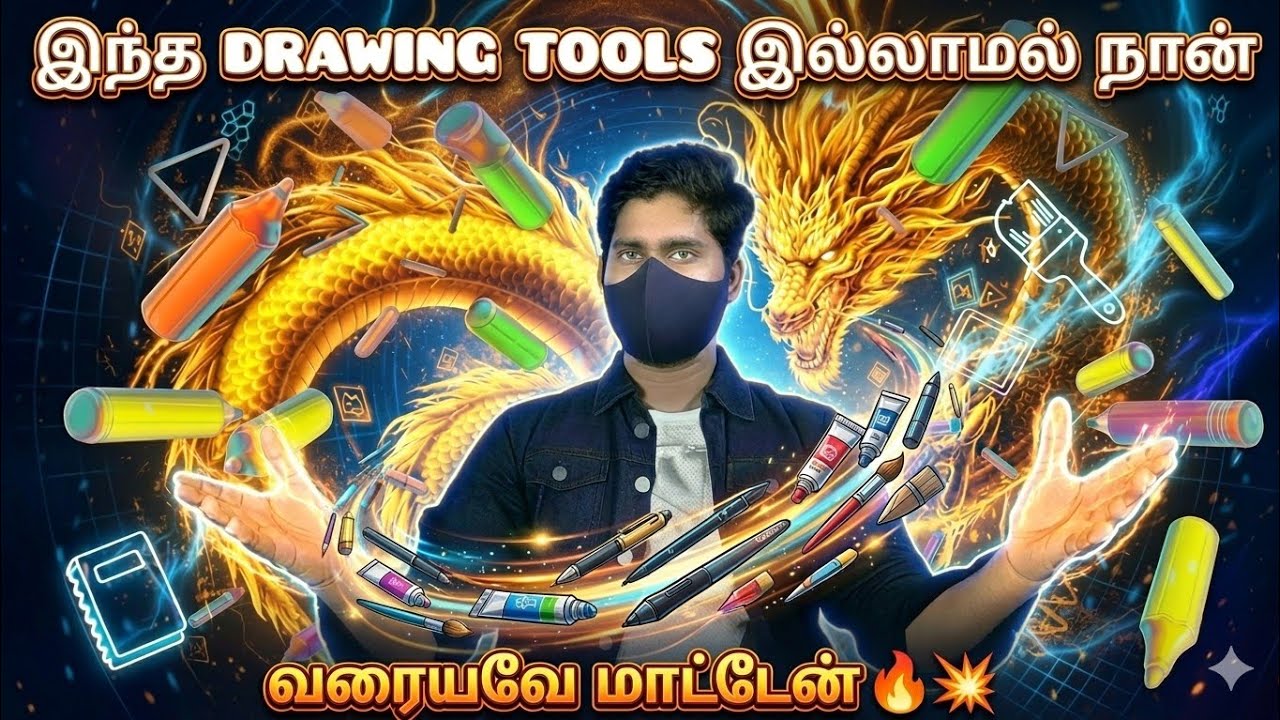 "Every Tool I Use for Drawing! | Ultimate Collection🎨🔥" |
