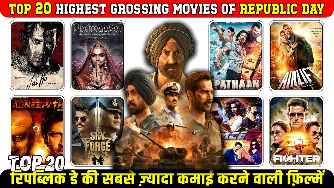Bollywood Republic Day Top 20 Highest Grossing Movies of All Time 🇮🇳 | 26 January Blockbuster Films