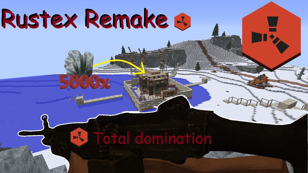 УНИЧТОЖИЛ ВЕСЬ СЕРВЕР С М249 НА RUSTEX REMAKE | РЕЙД МУРКИНА | #rustexremake #rustme #rust