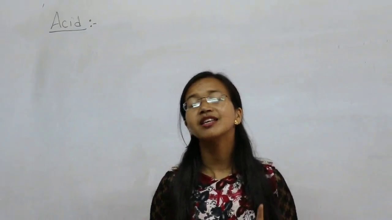 Acids, Bases And Salts for class 10 (Part 1) (MBOSE Syllabus) - Developed by SCSTE
