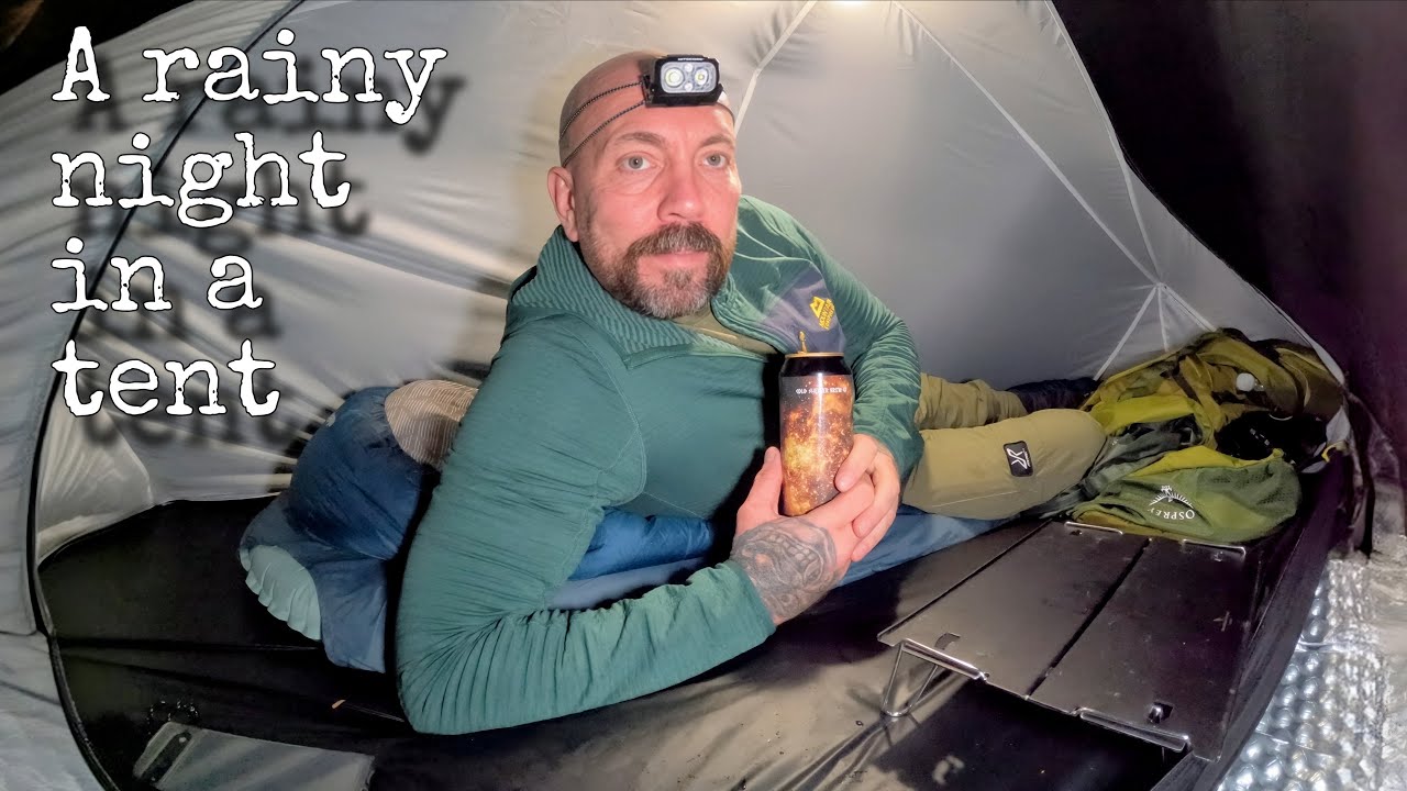 Nothing interesting, just a Welshman camping on top of a hill.