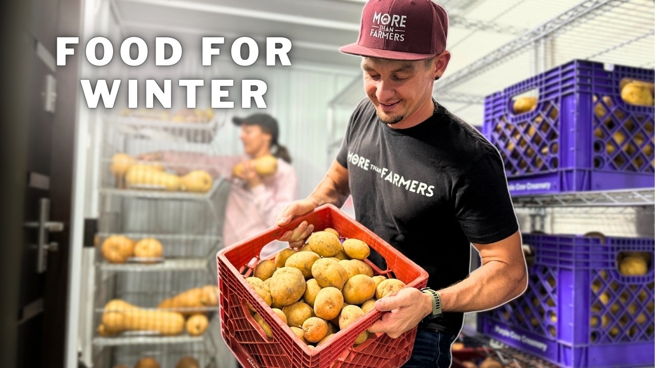 Getting HUNDREDS of POUNDS of Food Organized for Winter