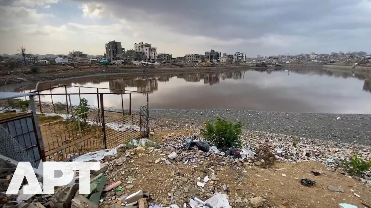 Gaza’s ‘Toxic Lake’ on the Brink: Displaced Families Fear Sudden Flood | APT