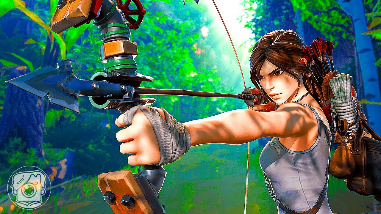 LARA CROFT ORIGIN STORY! (A Fortnite Short Film)