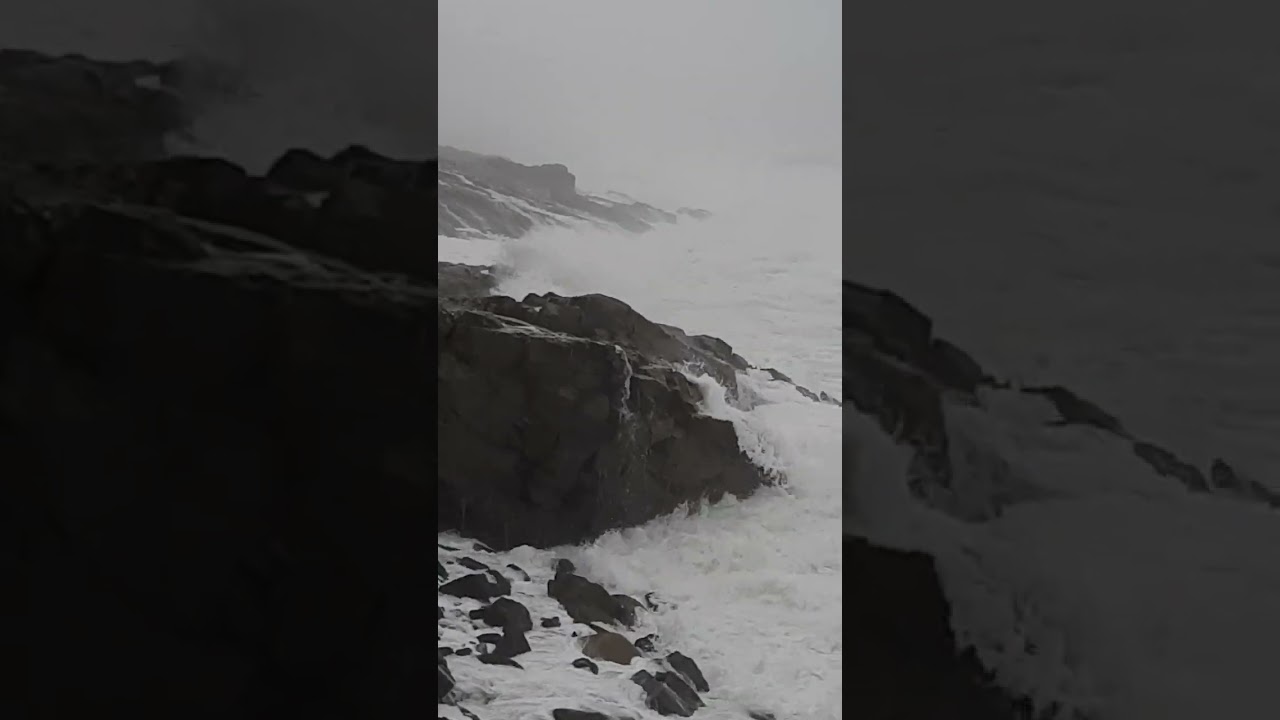 Ogunquit Maine Huge Storm 20 foot Waves