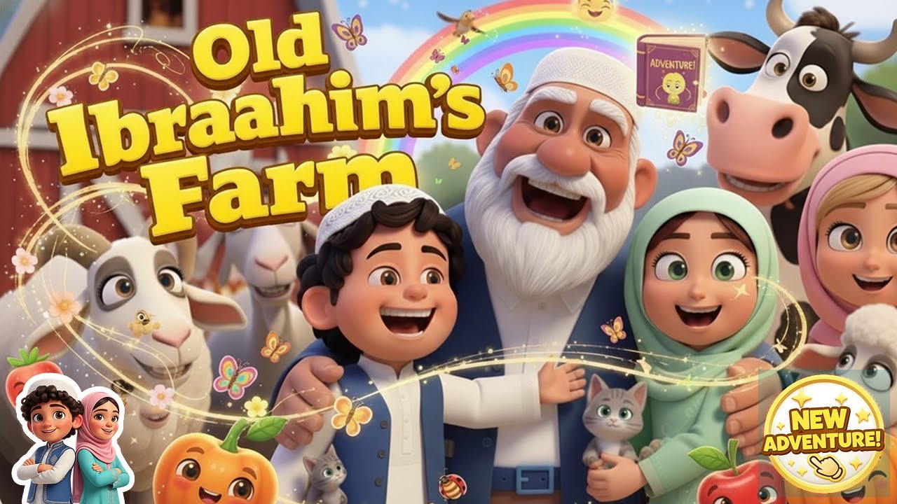 Old Ibrahim Had a Farm (Islamic Version) | Muslim Kids Nasheed & Fun Learning Nursery Rhyme