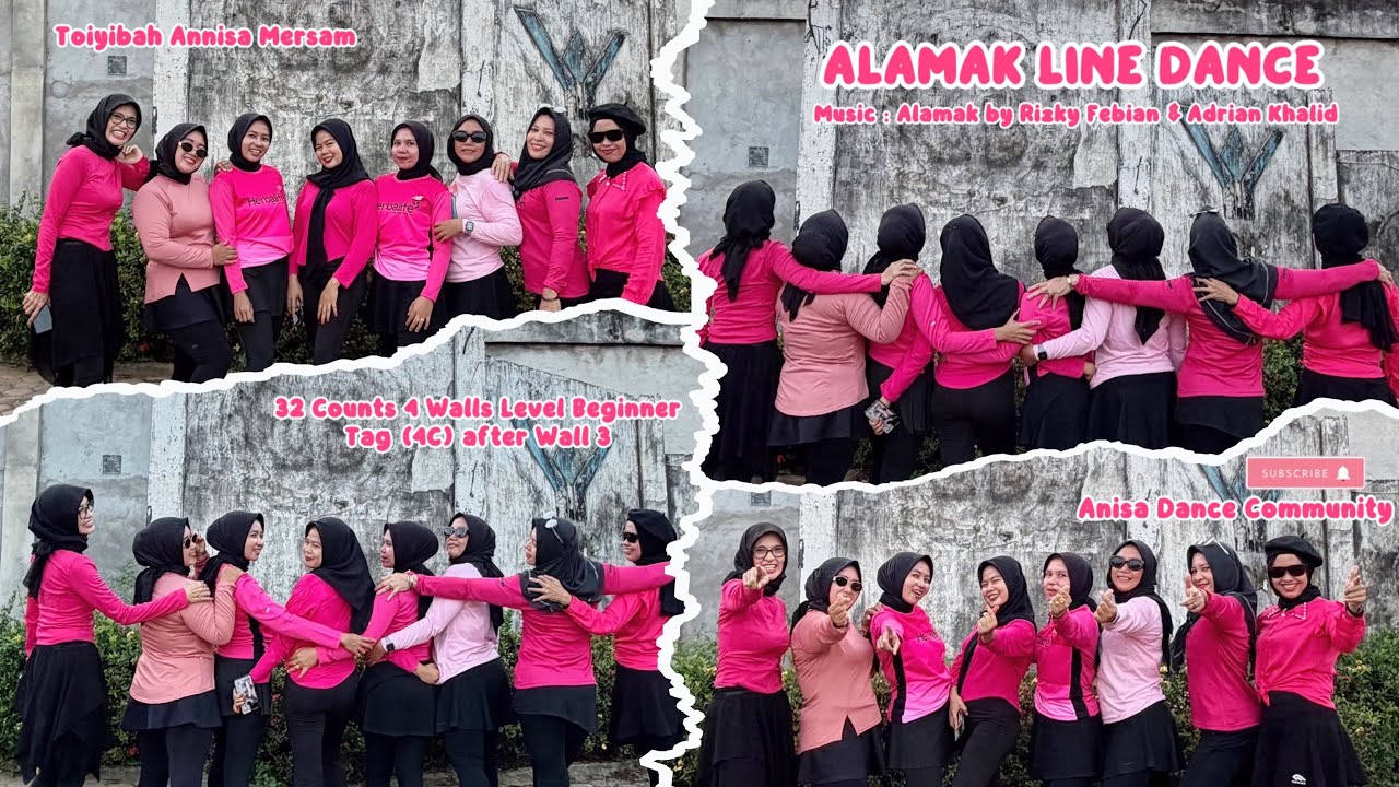 ALAMAK || Line Dance || Chore : Astri Dwi (INA) - Demo : Toiyibah Annisa Mersam