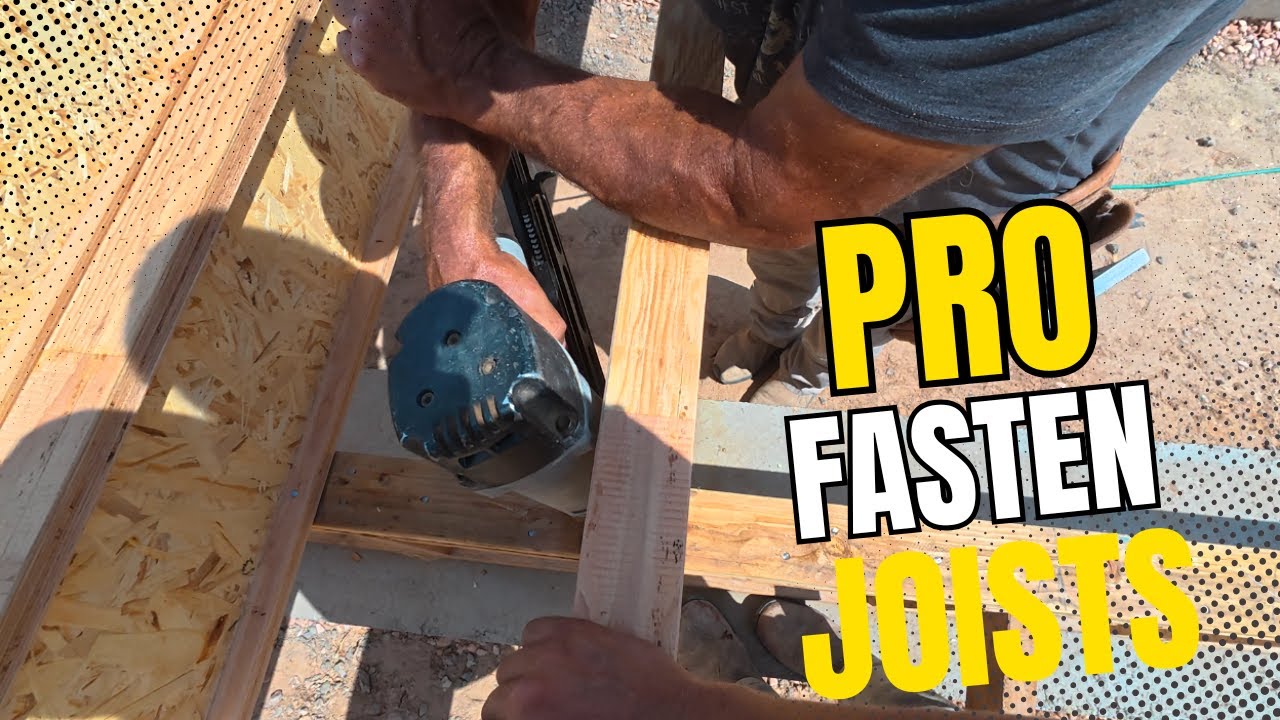 How to Secure Floor Joists | Ep 5.6 | HOW TO BUILD A NO-STEP HOUSE