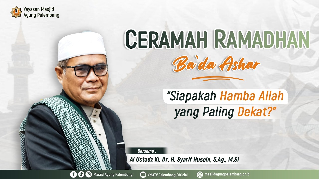 [ LIVE ] SHOLAT ASHAR & CAWISAN BA'DA ASHAR