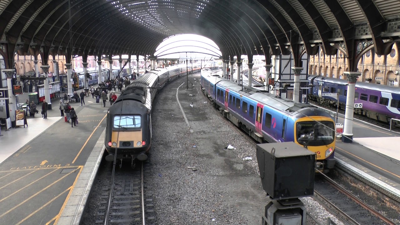 D9009 Alycidon, 09017 Shunter, HST, DMU, Class 91, Voyager, York Station. 2016.
