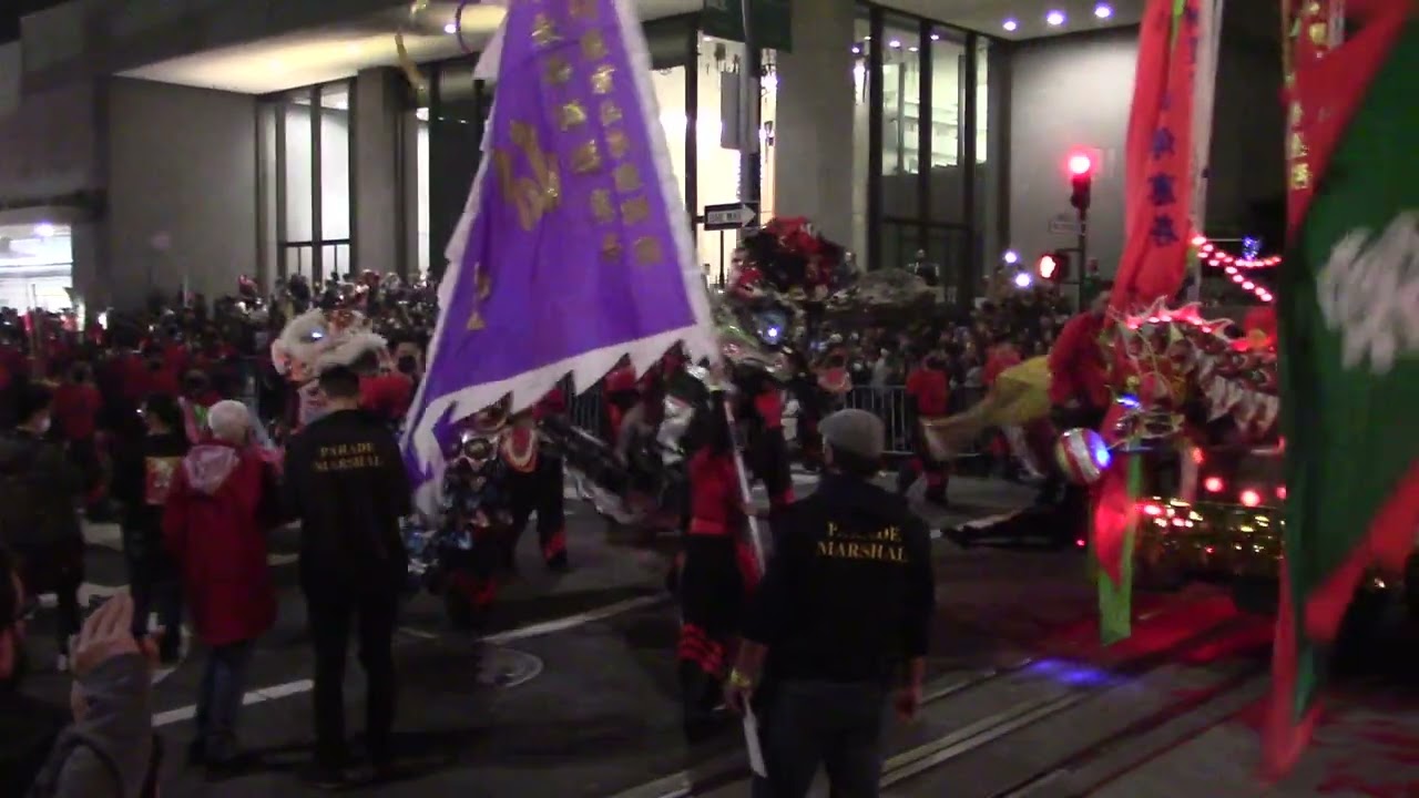 San Francisco Chinese New Year Parade 2022 Immortals Lion Dance Troupe