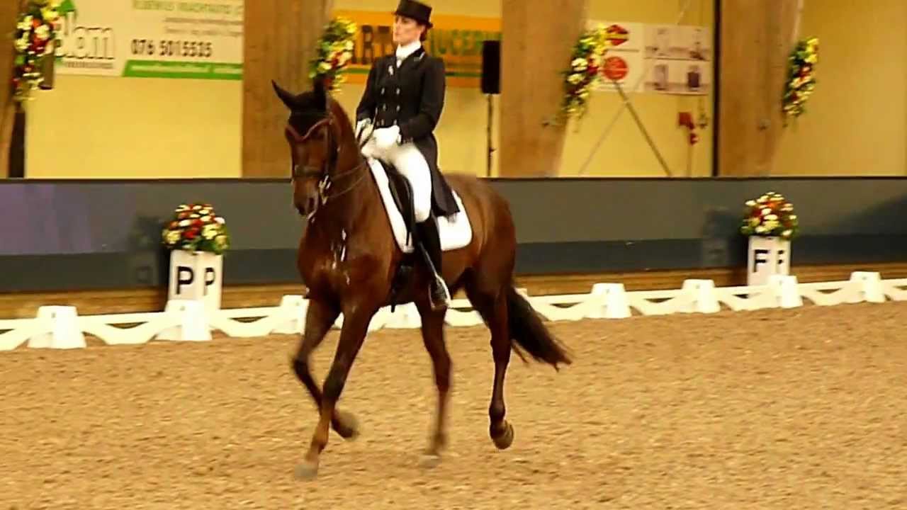 Vontango en Madeleine Witte-Vrees Nederlands Kampioen NK dressuur (kür) 2012 indoor