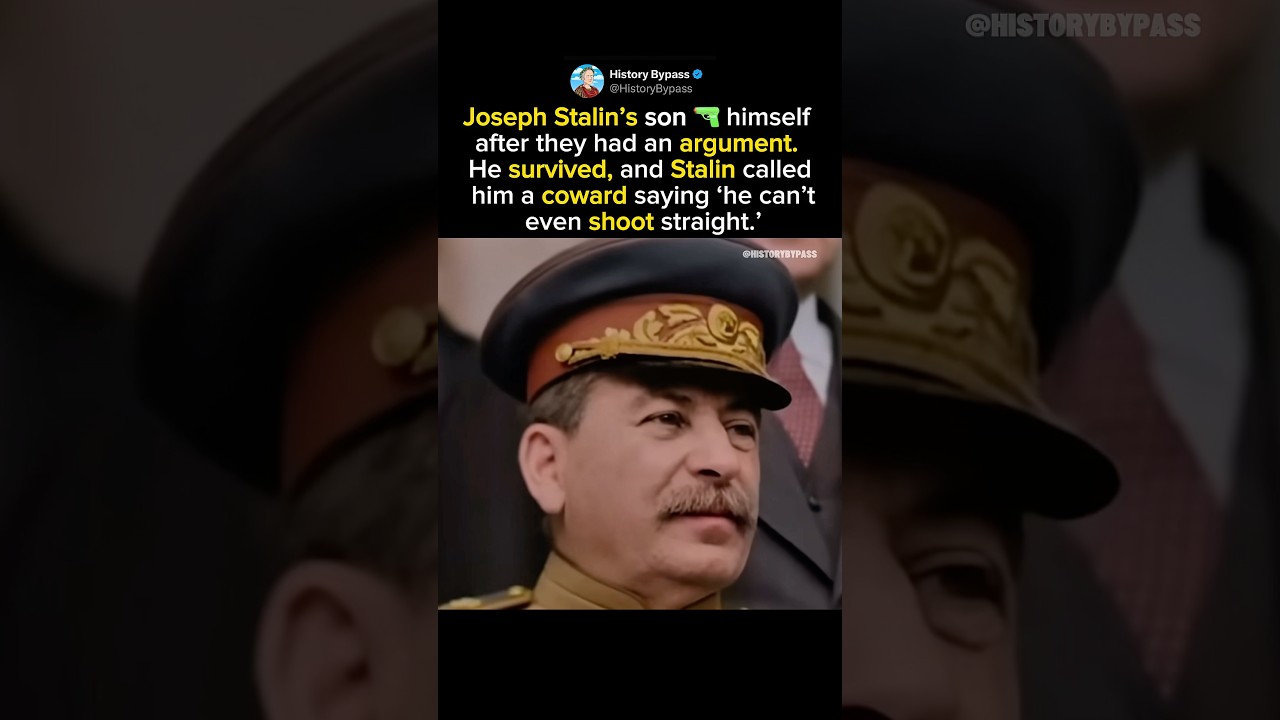 Joseph Stalin Hated His Son #shorts