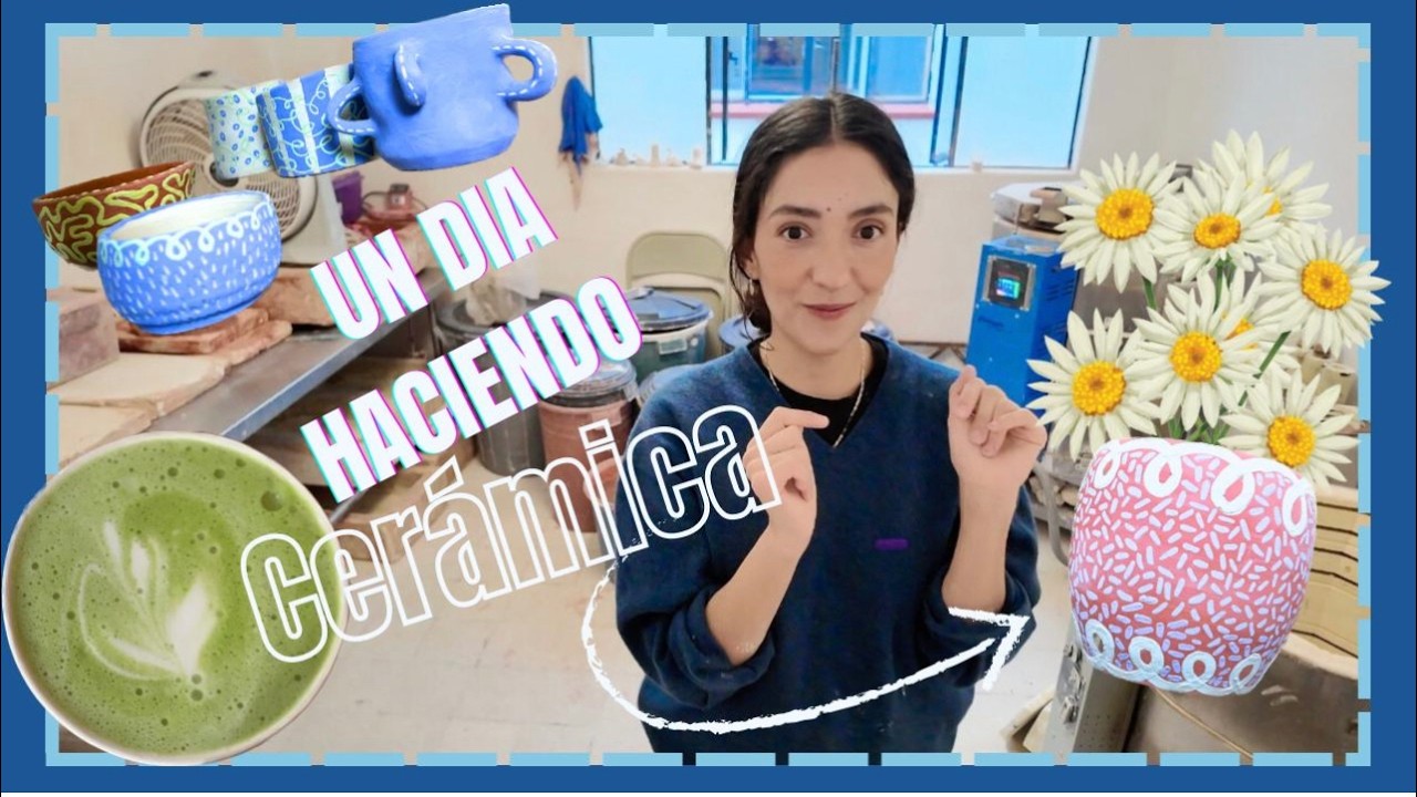 VLOG: Un día creativo Matcha 🍵, paseo en bici 🚲 y taller de cerámica 🏺