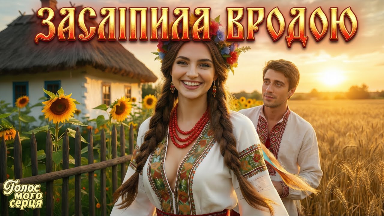 Засліпила вродою — українська фольк-пісня про кохання | Офіційний кліп