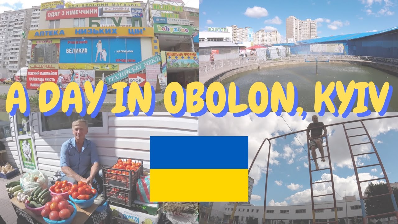 A Day in Pozniaky, Kyiv: Life in Ukraine Before The War: Typical Residential Ukrainian Neighborhood