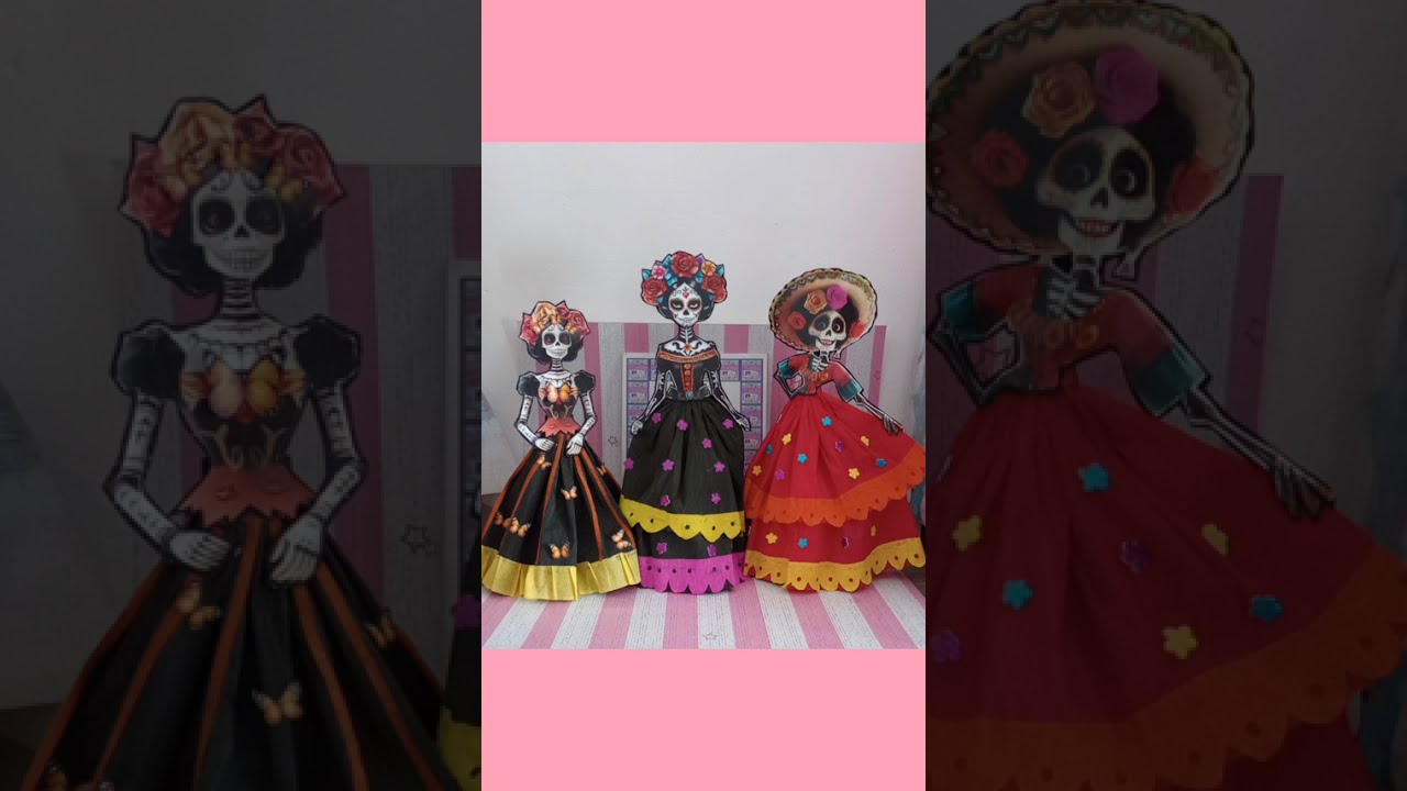 como hacer una catrina DIA DE MUERTOS Paso a Paso #diy #tutorial #manualidades