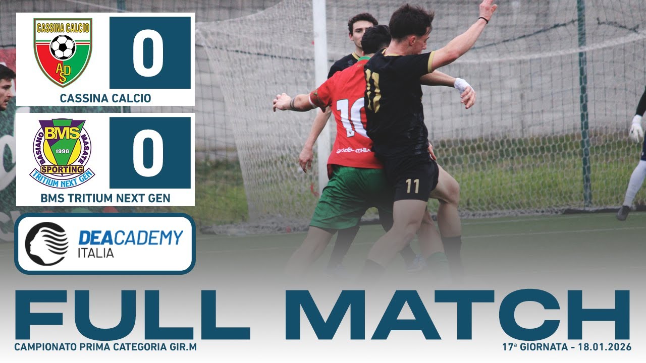 Cassina Calcio - BMS Tritium Next Gen 0-0 | Full Match | Prima Categoria 2025/26