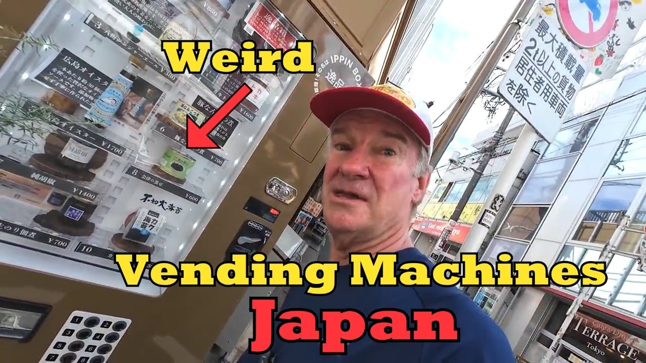 Unique Food VENDING MACHINES in Japan ~ Eric Meal Time #1016