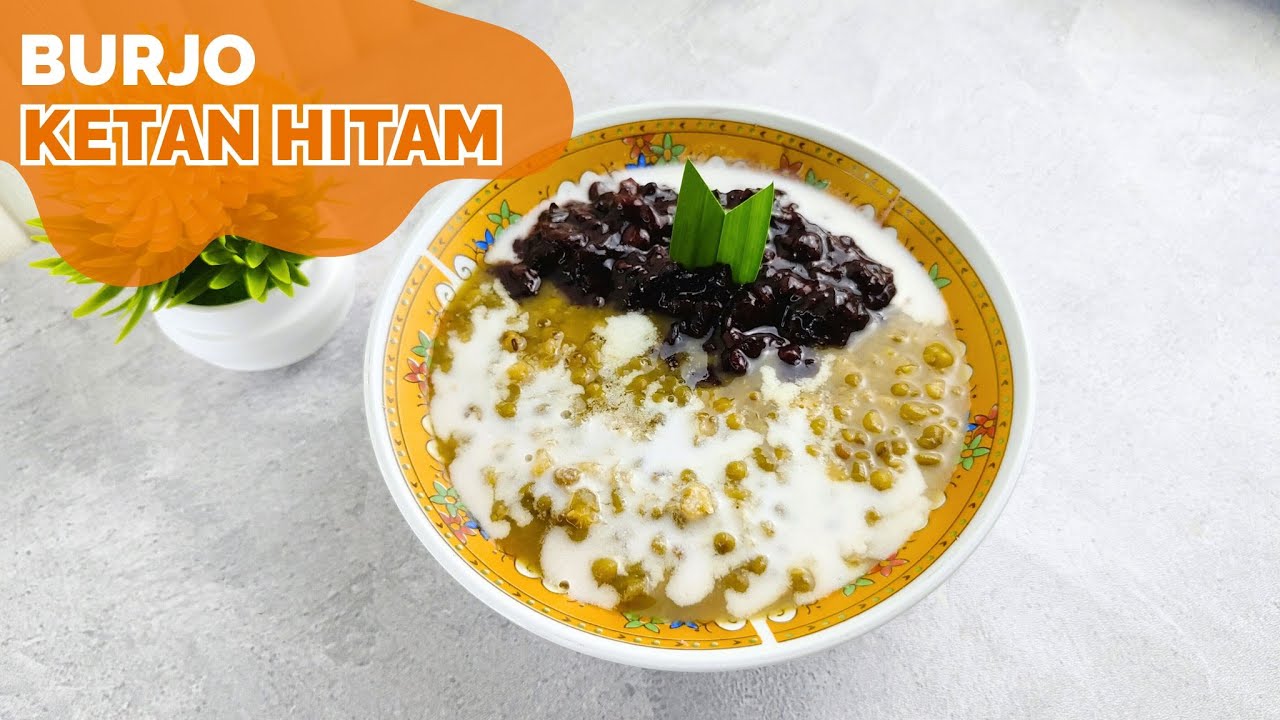 BUBUR KACANG HIJAU KETAN HITAM YANG LEMBUT, RASANYA BIKIN NOSTALGIA!