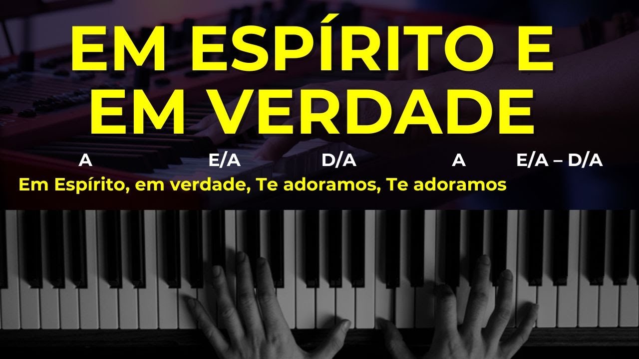 Em Espírito e em verdade - Aula de Teclado